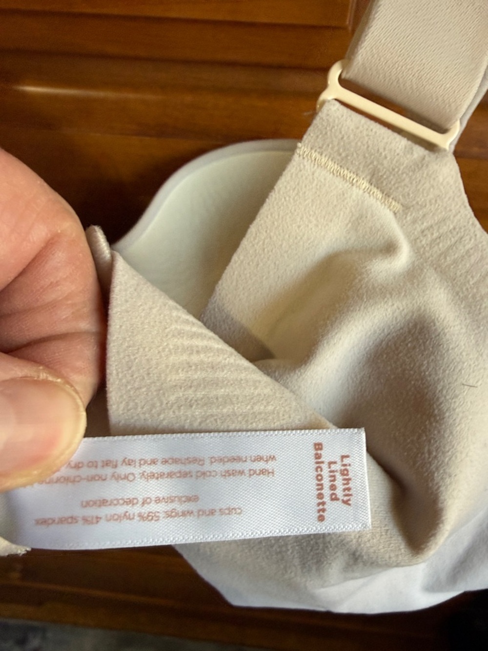 Lane Bryant Cacique Modern Luxe Balconette Bra 40C in Sand Dollar - Picture 4 of 8